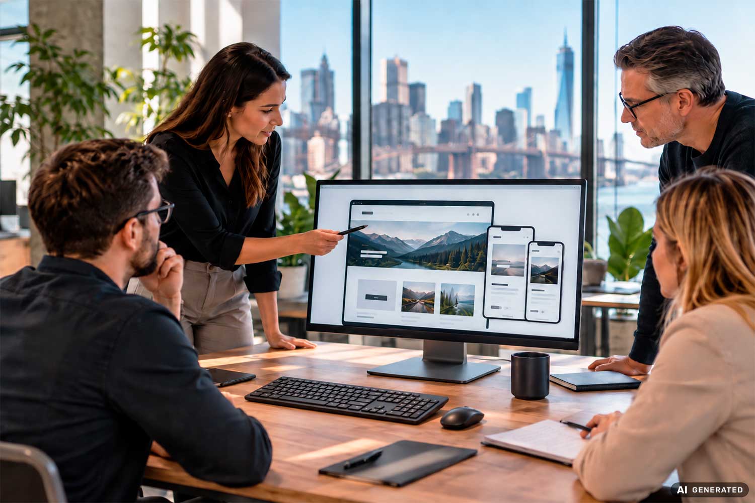 Skalierbare Website